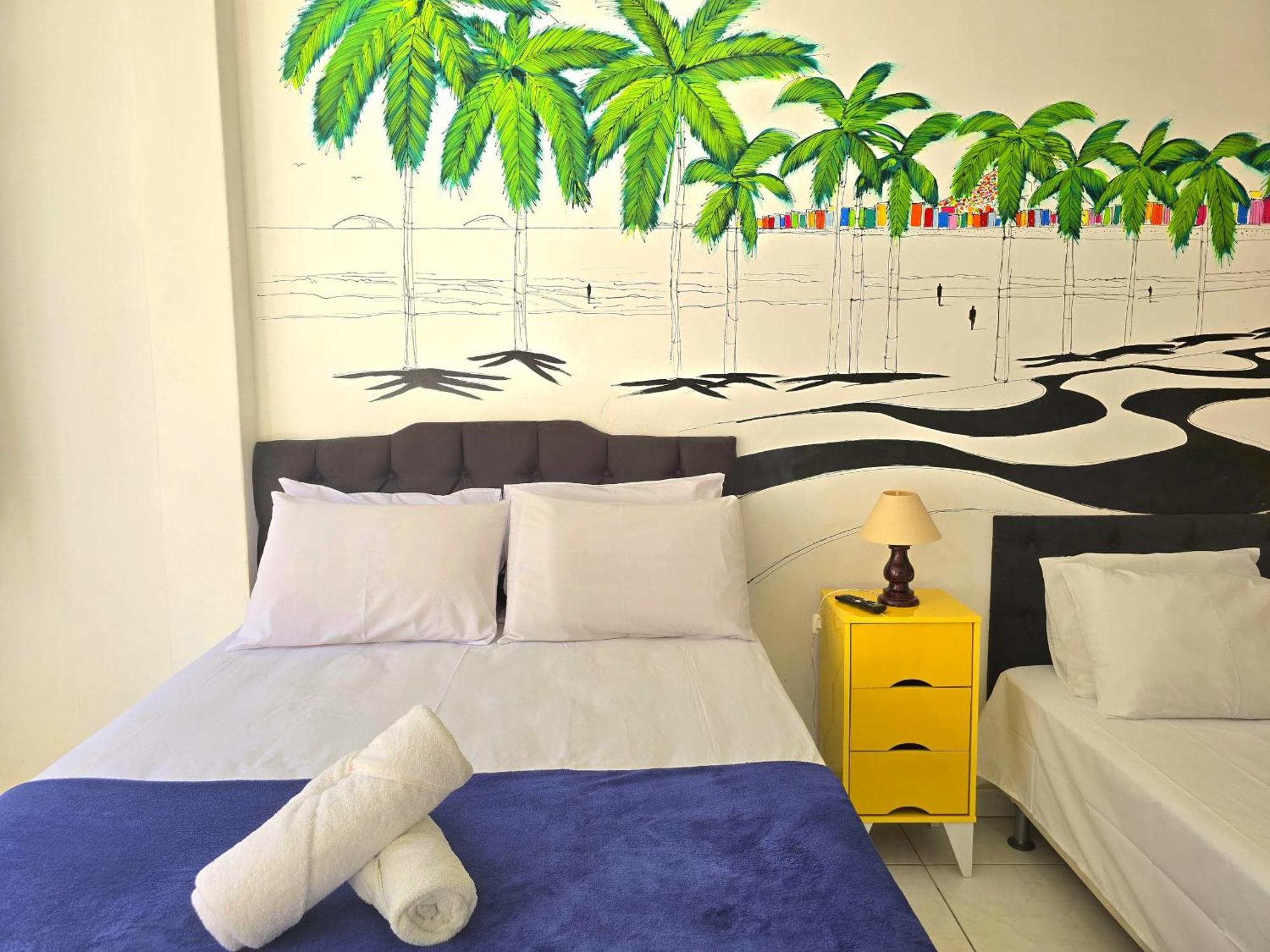 ריו דה ז'ניירו Qto E Sala, Smart Tv, Wi-Fi, Ar-Cond, Praia De Copacabana מראה חיצוני תמונה