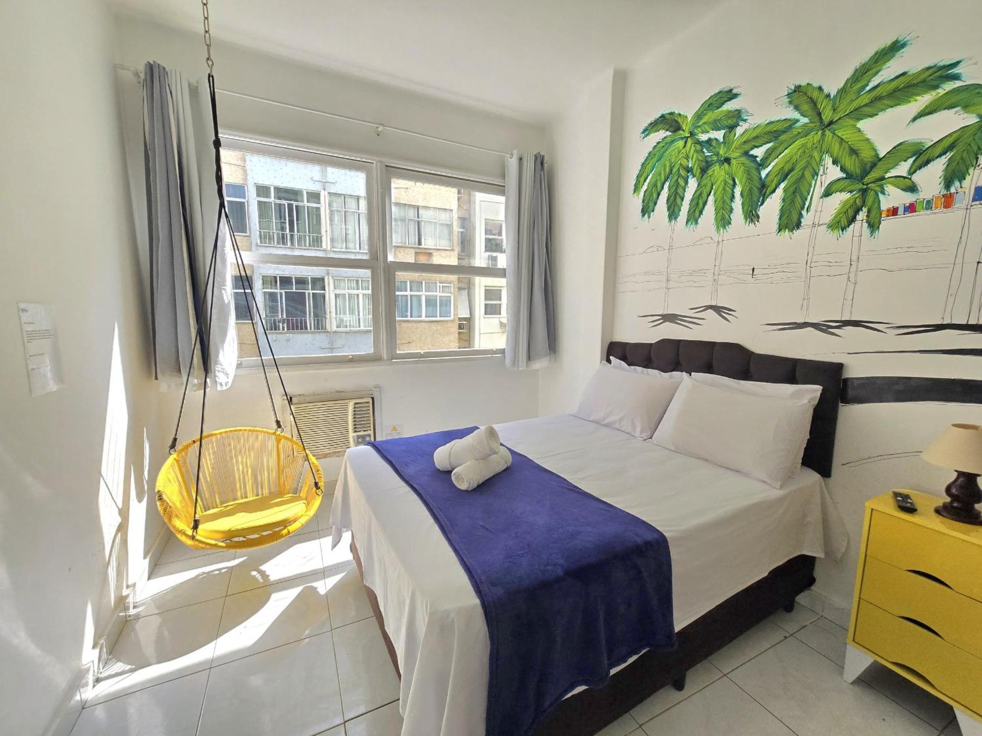 ריו דה ז'ניירו Qto E Sala, Smart Tv, Wi-Fi, Ar-Cond, Praia De Copacabana מראה חיצוני תמונה